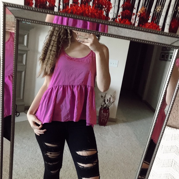 American Eagle Outfitters Tops - American eagle peplum tank